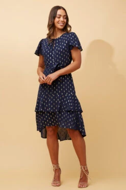 IZZY GOLD TEAR DROPMIDI DRESS -Femme Connection Sales 4182cd4fcebee5449bb228ccb7c94098