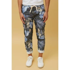 JANJA LEAF PRINT JOGGERS -Femme Connection Sales 41b2c243b5c9baaf0f9def542b616588