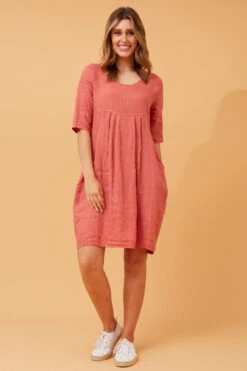 PISA SOLID LINEN DRESS -Femme Connection Sales 41f44040e781afe6800d14f289e98bb6 6c3d3327 1e83 4424 84bf fbbe82d20ee1