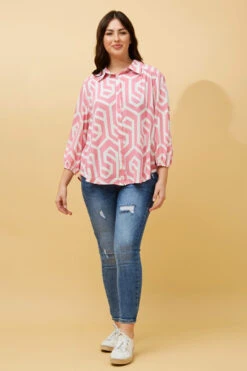 CLOVER BALLOON SLEEVE SHIRT -Femme Connection Sales 42103a50317e131be5c17c2fa9d936d8