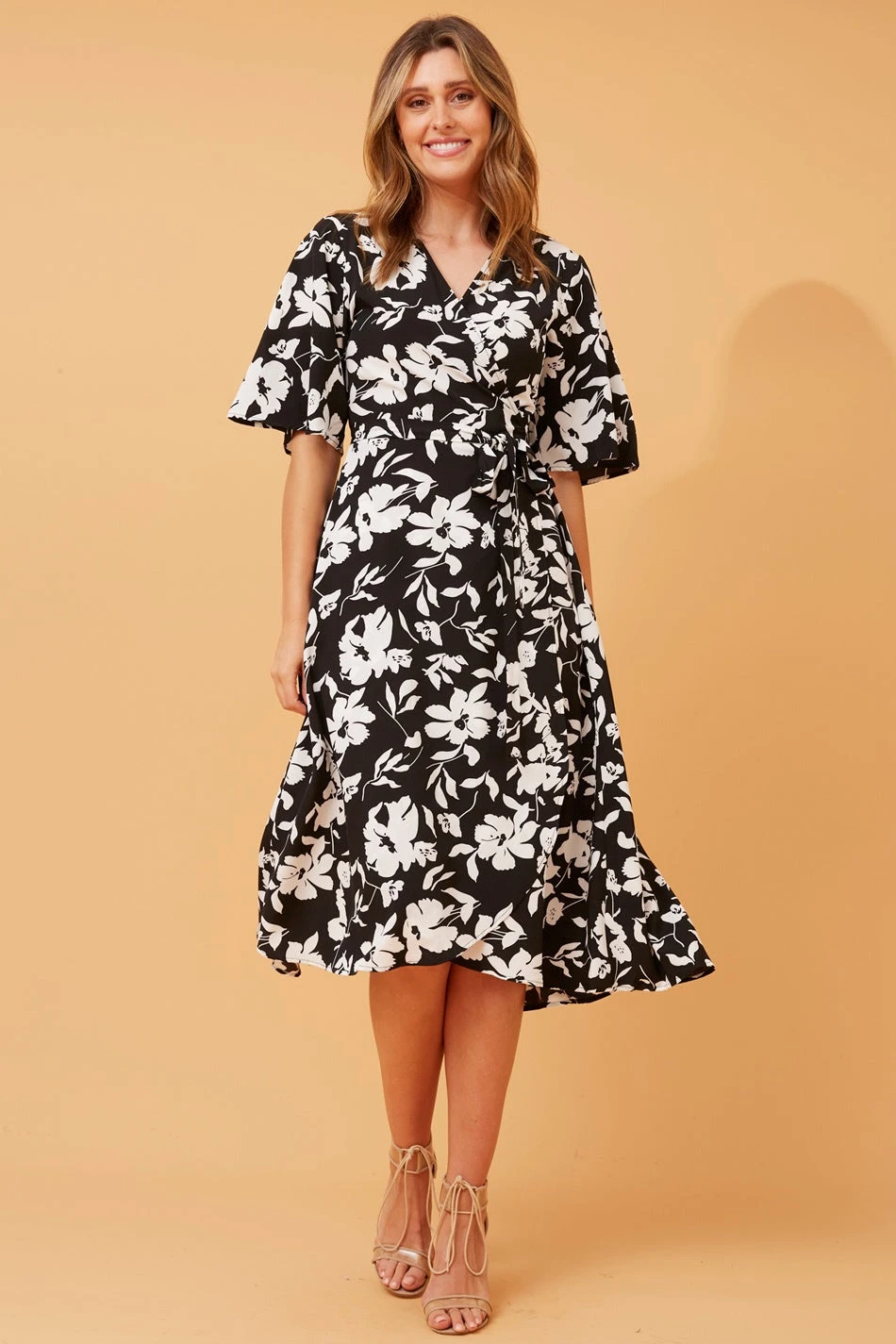 AVALON FLORAL MIDI WRAP DRESS 6 AVALON FLORAL MIDI WRAP DRESS - Image 4