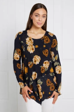 BOBBI FLORAL DOUBLE LAYERED TOP 23 BOBBI FLORAL DOUBLE LAYERED TOP -Femme Connection Sales 427f4669c08c3839080018b7215a4d4d