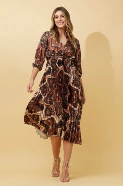 MARIETTA SATIN MIDI DRESS -Femme Connection Sales 42ba1c13ae0fcb01bda9639f44118312