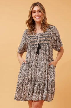 HONDA ANIMAL PRINT BOHO DRESS -Femme Connection Sales 42e1cd304a2b64d1f12861f7162a7c5d