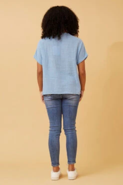 CONNIE EMBROIDERED FLORAL TOP -Femme Connection Sales 43a32531f89a17db6720e020507ff6d8