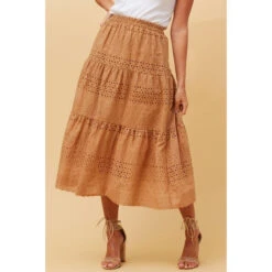 ZANITA BRODERIE ANGLAISE SKIRT -Femme Connection Sales 43a8b6c866f93ad0a639d7a205652748