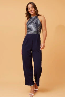 Stella FAYETTE GLITTER HALTERNECKJUMPSUIT -Femme Connection Sales 43e11ed5bb81681adebd40f6e83dd31d