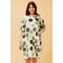 VINE POLKA DOT SHIFT DRESS -Femme Connection Sales 43e9d96d66f56277982f8569efa49777