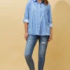 DONOVAN STRIPE SHIRT -Femme Connection Sales 43f3756e3f040ca523b8420c376a01f7