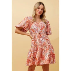TAMIA PAISLEY BOHO SHORT DRESS 17 TAMIA PAISLEY BOHO SHORT DRESS -Femme Connection Sales 44956cbe892f324367726c375a6f4d55