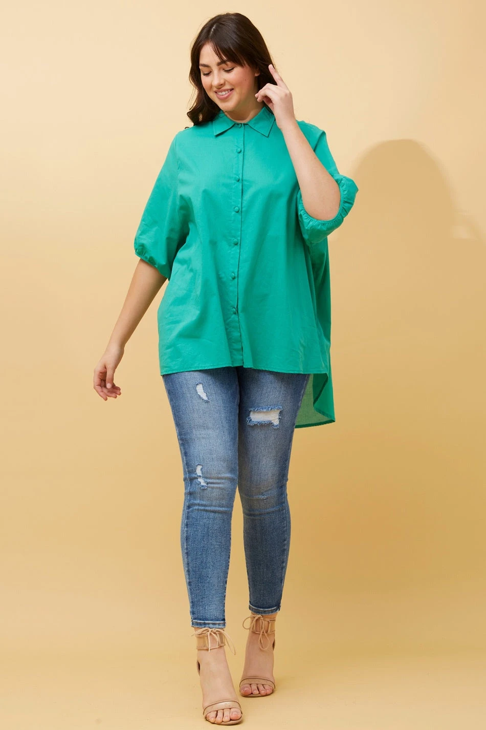 KATHLEEN PUFF SLEEVE SHIRT 6 KATHLEEN PUFF SLEEVE SHIRT - Image 4