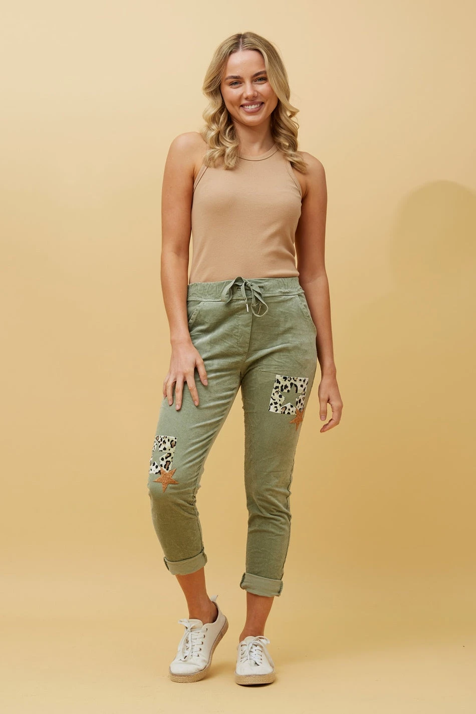 CARRISA PATCHWORK PRINT JOGGER PANTS 16 CARRISA PATCHWORK PRINT JOGGER PANTS - Image 14