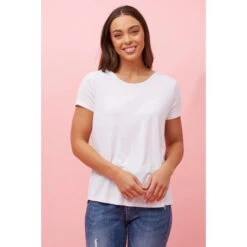 SOLID BASIC TEE -Femme Connection Sales 45454831f72c01e5987a9fe2547fa2ce