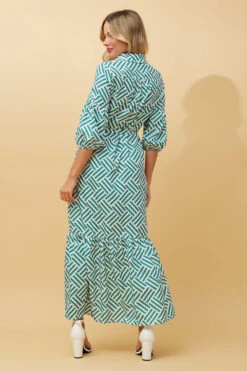 RAINA STRIPE SHIRT MAXI DRESS -Femme Connection Sales 45a9aa37b529a988f600b816ac9c27d7