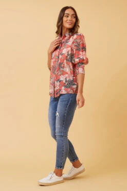 ISHLA FLORAL SHIRT -Femme Connection Sales 45c070f5e57b0a210e58d3298b0fc6ab