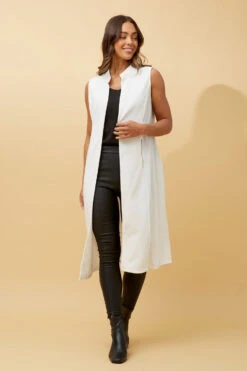 HYLEE LONGLINE VEST -Femme Connection Sales 4625959431f190cc35eb5edc0140dfce