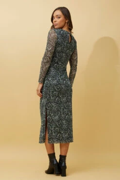 JUAN ABSTRACT PRINT RUCHED MIDI DRESS -Femme Connection Sales 46d230ef7eca361abdbc7c12144bbada f38a4da4 1e9b 4046 9f2a efa94e5c2717