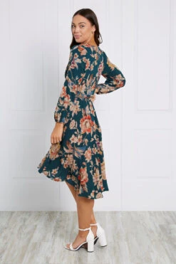 FLORAL WRAP DRESS 22 FLORAL WRAP DRESS -Femme Connection Sales 47b509a1669fdd637a64c030a4de1b27
