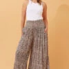 SEGAL LEOPARD WIDE LEG PANTS -Femme Connection Sales 490f43c3ccd05f45edace60119a2bcf7
