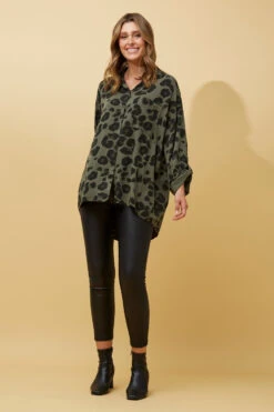 HAVANA ANIMAL PRINT SHIRT -Femme Connection Sales 4a3261b39a4dc7f5f5ba627ac1045f50