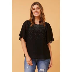 NEESHA DIAMANTE DETAIL TOP 15 NEESHA DIAMANTE DETAIL TOP -Femme Connection Sales 4a4bdb69313c38d9f4e2ee7cacd1d52e