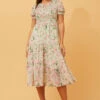 MERRY PUFF SLEEVE FLORAL DRESS -Femme Connection Sales 4a8896d0c291e259ee6f16d855a1e425