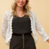 JUSTINE FLORAL SEQUIN LACE CARDIGAN -Femme Connection Sales 4a8f1223b4a65131ec45d9e5d2096596