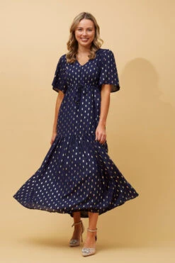 IVANA TEARDROP FOIL PRINT MAXI DRESS -Femme Connection Sales 4b43733d98a248eed9dbf8e9e3f9d6fe e98e0996 1c6c 4f1f af00 d1d42582982c