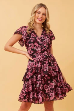 ALBA FLORAL SHORT DRESS 12 ALBA FLORAL SHORT DRESS -Femme Connection Sales 4c45356607abe06420e92c6313a596c6