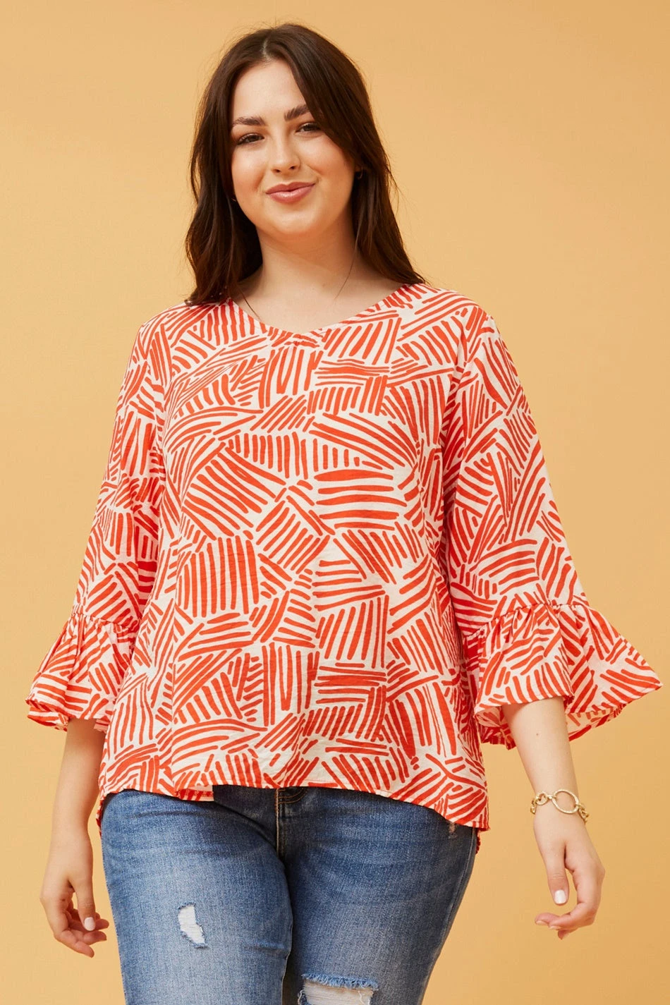 VASCO FLUTE SLEEVE BLOUSE 5 VASCO FLUTE SLEEVE BLOUSE - Image 3