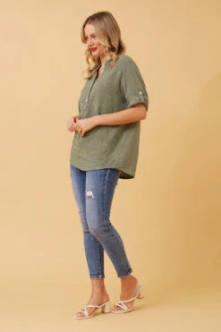 KAI FLORAL EMBROIDERY DETAIL TOP -Femme Connection Sales 4d199734b600353232810238fcd03782