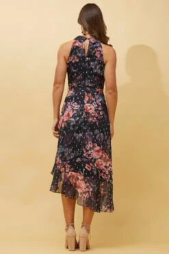 RIO FLORAL HALTER NECK DRESS -Femme Connection Sales 4d4699dc4e903c3cb67a07f2754dfede
