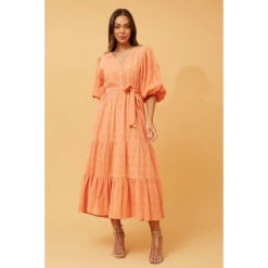 RIANNE TIERED MIDI DRESS -Femme Connection Sales 4d6aa17382110995dc047f7d9d168ea5