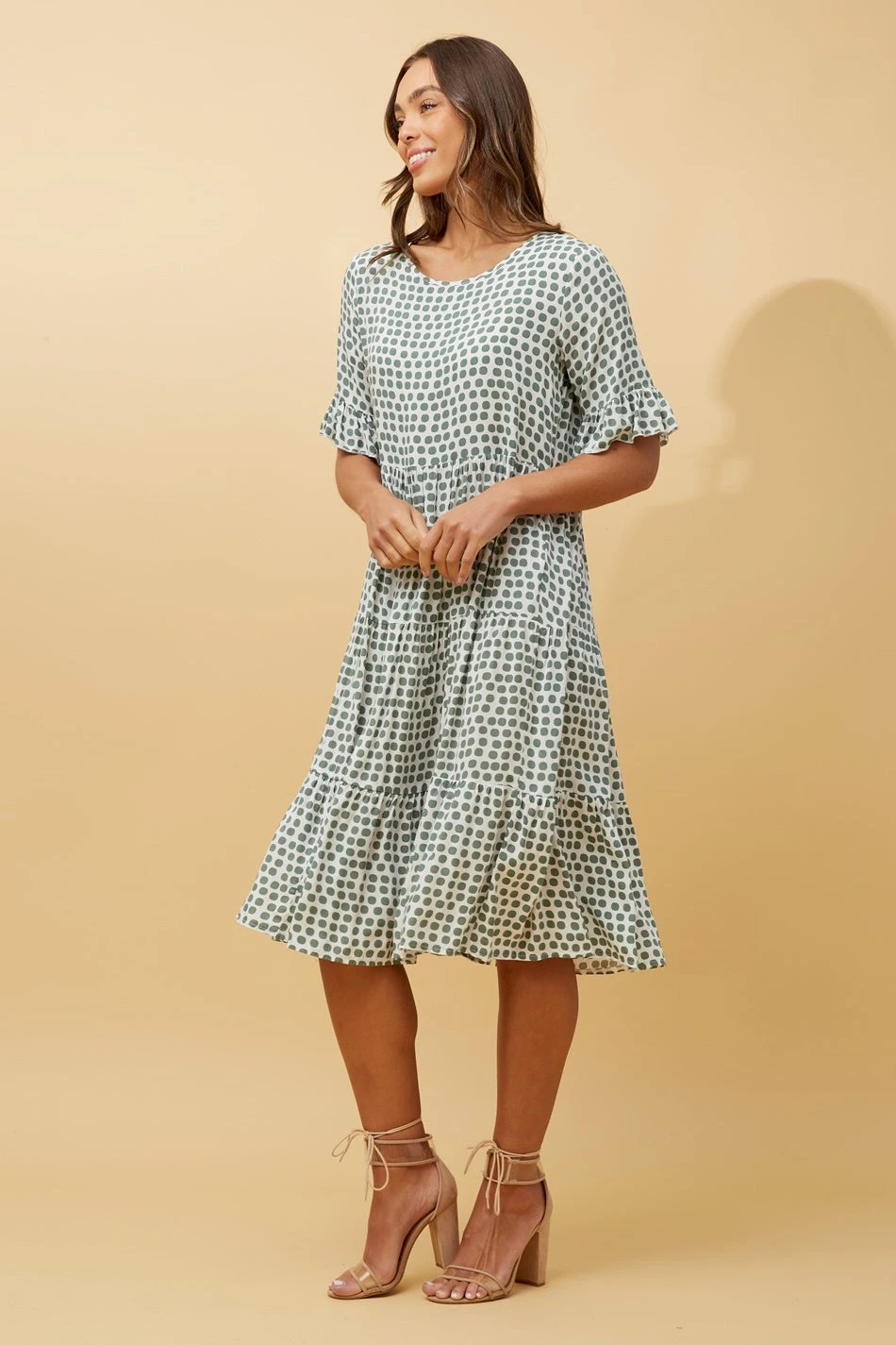 KENNA POLKA DOT MIDI DRESS 12 KENNA POLKA DOT MIDI DRESS - Image 10