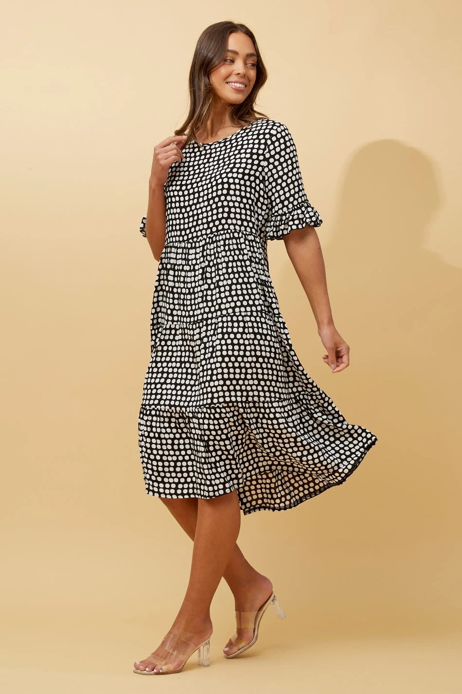 KENNA POLKA DOT MIDI DRESS 7 KENNA POLKA DOT MIDI DRESS - Image 5