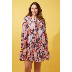 LUCY FLORAL SMOCK DRESS -Femme Connection Sales 4ee50c2bd4ae6dfd78270bd8c04812cd
