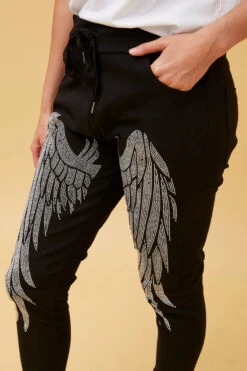 JANJA STUDDED WINGS JOGGER PANTS -Femme Connection Sales 4f5e5d1ca9a3168d08bd0fc628de8094