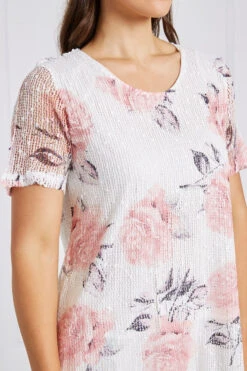 FLORAL LAYERED CROCHET TOP -Femme Connection Sales 5078fd374ddefcb35538eb52df6e9f13