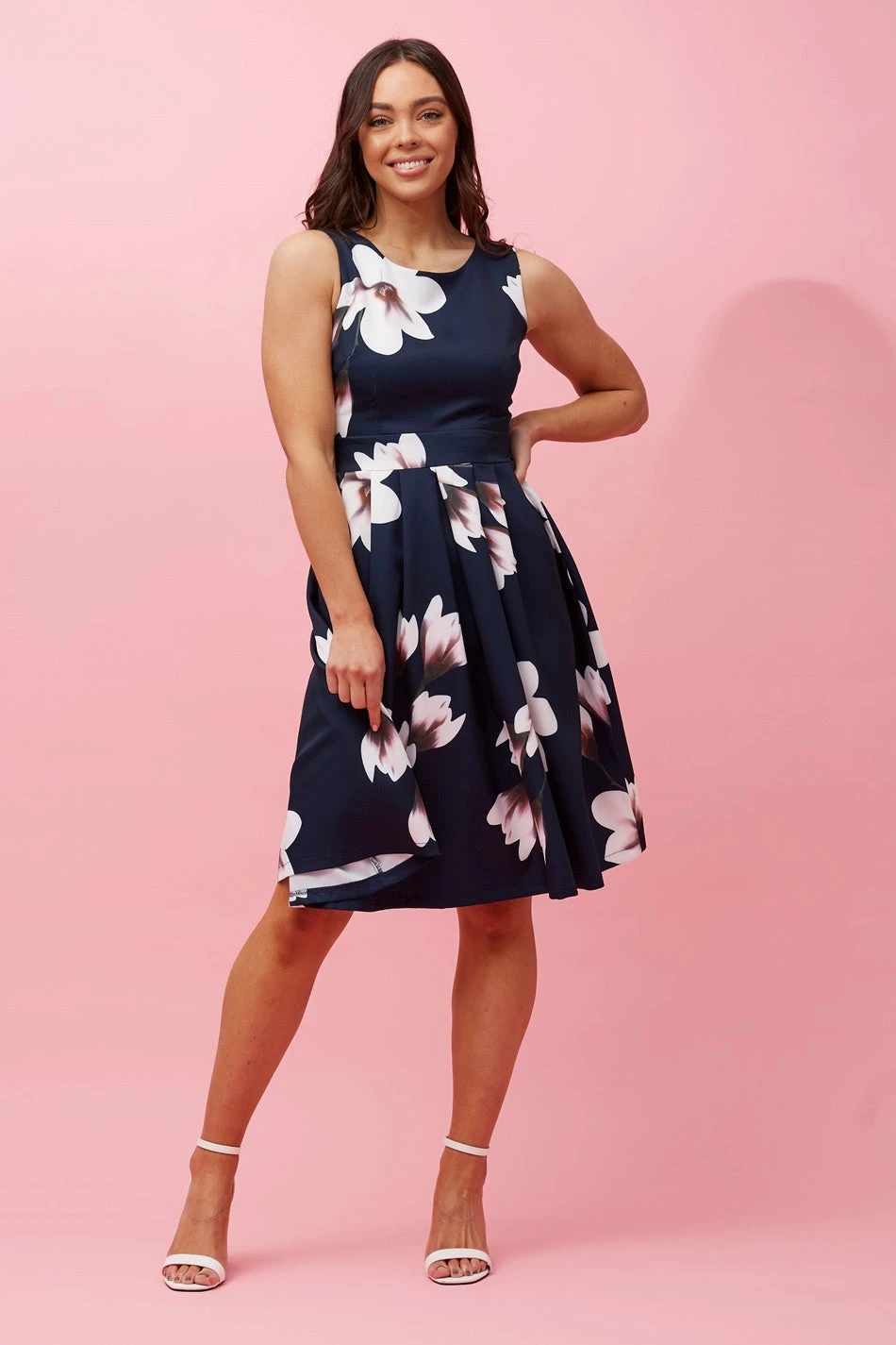 FLORAL COCKTAIL DRESS 6 FLORAL COCKTAIL DRESS - Image 4