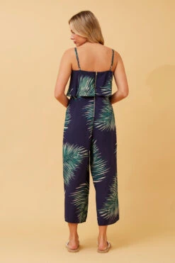VENDELA LEAF PRINT JUMPSUIT -Femme Connection Sales 514849df98d6882d65df943a02b524c4