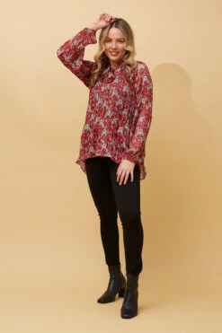 PETA PLEATED BLOUSE 15 PETA PLEATED BLOUSE -Femme Connection Sales 522f28339abf4df90400ad7af6b78915