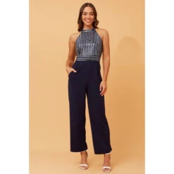 Stella FAYETTE GLITTER HALTERNECKJUMPSUIT -Femme Connection Sales 5265db023a1e7018b0aca855d92cd02c