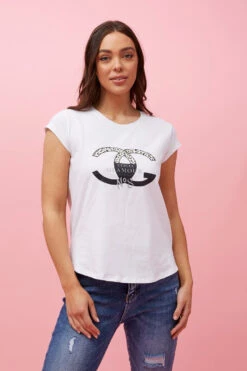 COCO GLAMOUR TSHIRT -Femme Connection Sales 536c612f7a1996242229e8675b07f0e5