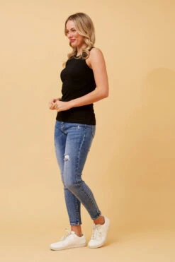 ROSEMARY RIBBED SINGLET -Femme Connection Sales 555eb99f6b2f62f3402be9550bac5568