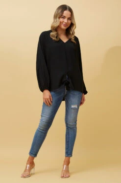 GLENN BATWING SLEEVE FRONT KNOT TOP 19 GLENN BATWING SLEEVE FRONT KNOT TOP -Femme Connection Sales 5563c90072a88317d82402e098d979a1