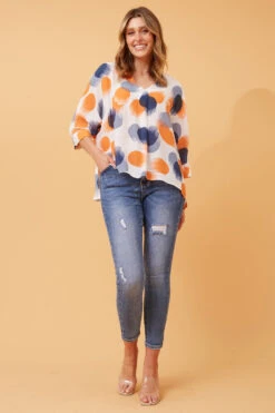 ASHER OVERSIZED POLKA DOT TOP -Femme Connection Sales 563c031776d366d148397eb4f9f531c7