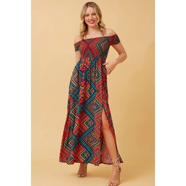 ROBIN ABSTRACT BOHO MAXI DRESS 10 ROBIN ABSTRACT BOHO MAXI DRESS - Image 8
