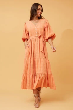 RIANNE TIERED MIDI DRESS -Femme Connection Sales 56e5fb9a8ff4786290d6761f4bda0565
