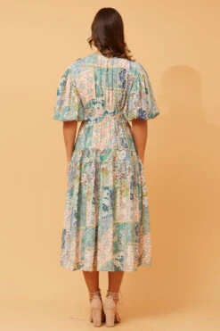 ANUSHKA PATCHWORK PRINT DRESS 18 ANUSHKA PATCHWORK PRINT DRESS -Femme Connection Sales 57a849521a9517375e01f4f63e3f7f36