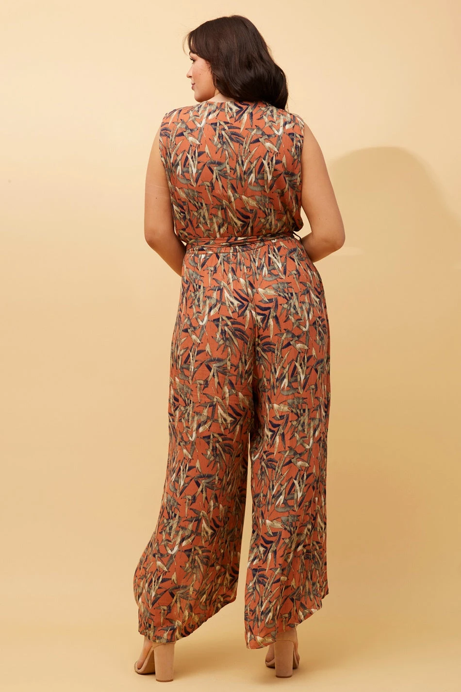 ROSE LEAF PRINT JUMPSUIT 9 ROSE LEAF PRINT JUMPSUIT - Image 7